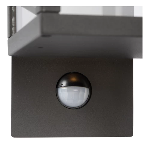 Lucide CLAIRETTE - Wandlamp Binnen/Buiten - LED - 1x13W 3000K - IP54 - Beweging & dag/nacht sensor - Antraciet - detail 2